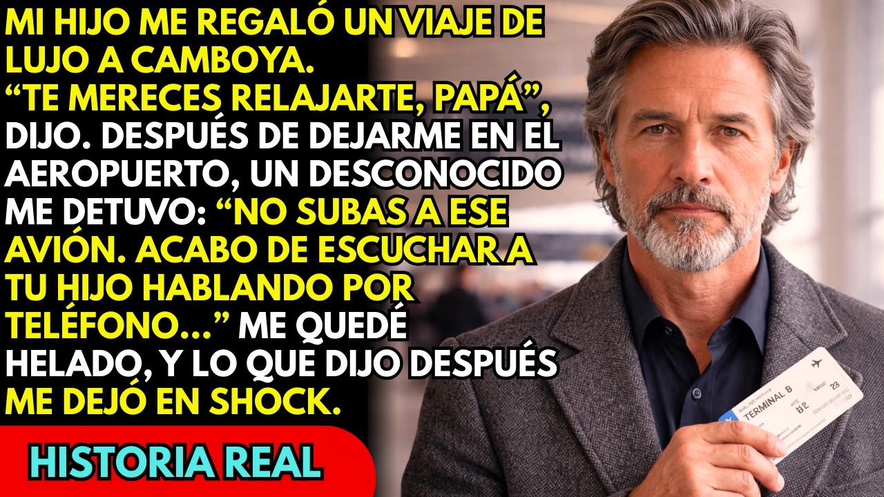 “No Subas a Ese Avión”, Susurró un Desconocido Tras Dejarme Mi Hijo en el Aeropuerto