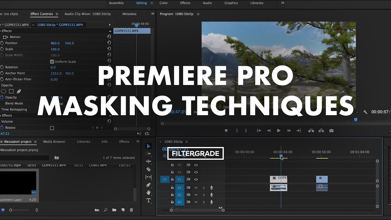 tvetydig plan intellektuel Premiere Pro Masking Techniques for Adjustments and Transitions - YouTube