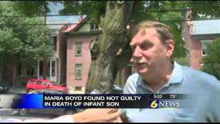 Maria Boyd found not guilty in death of infant son