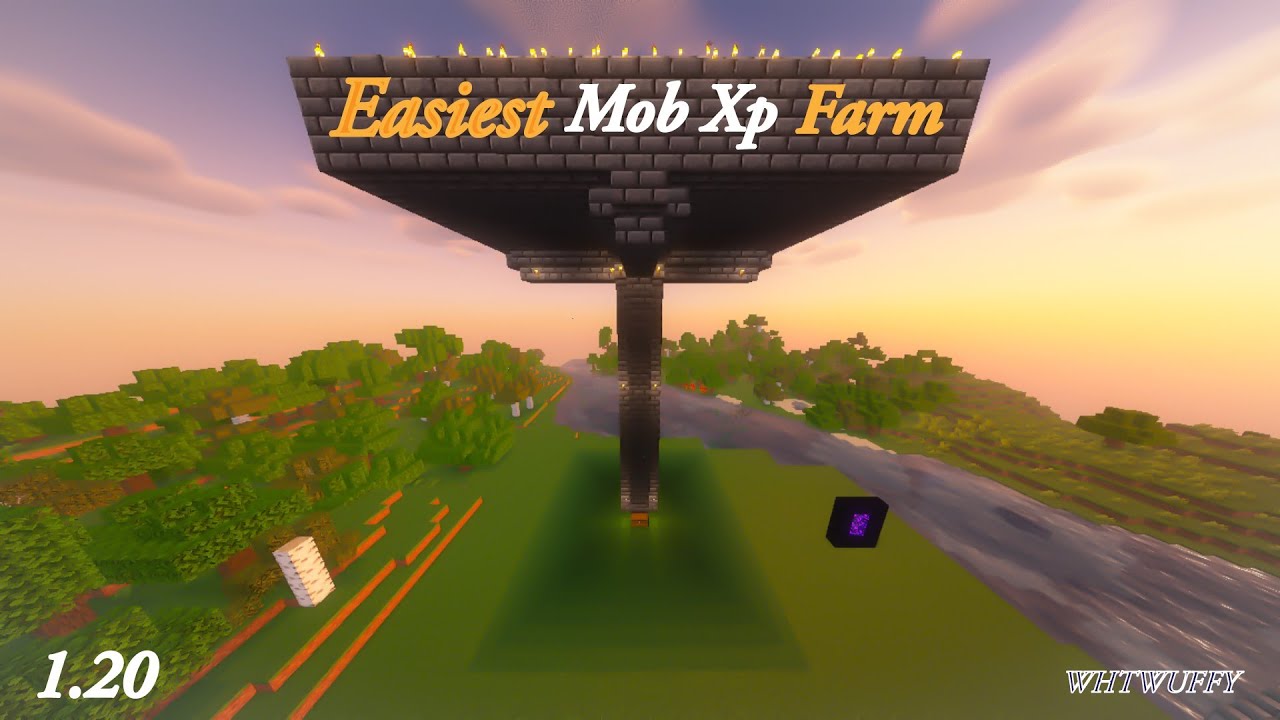 Easiest Mob Xp Farm Tutorial | Minecraft 1.20 - YouTube