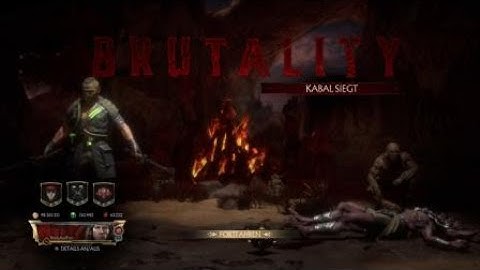 Mortal Kombat 11 Kabal Luckality Level 4 Brutality,