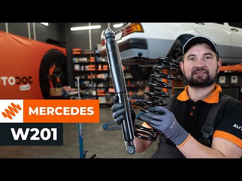 Cómo cambiar los amortiguadores y muelles de la parte trasera en MERCEDES W201 [AUTODOC] @autodoces