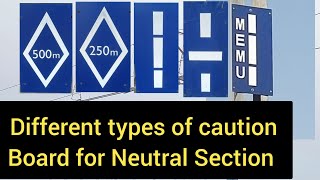 Caution Board for #Neutral_Section (NS) #PTFE #ptfe