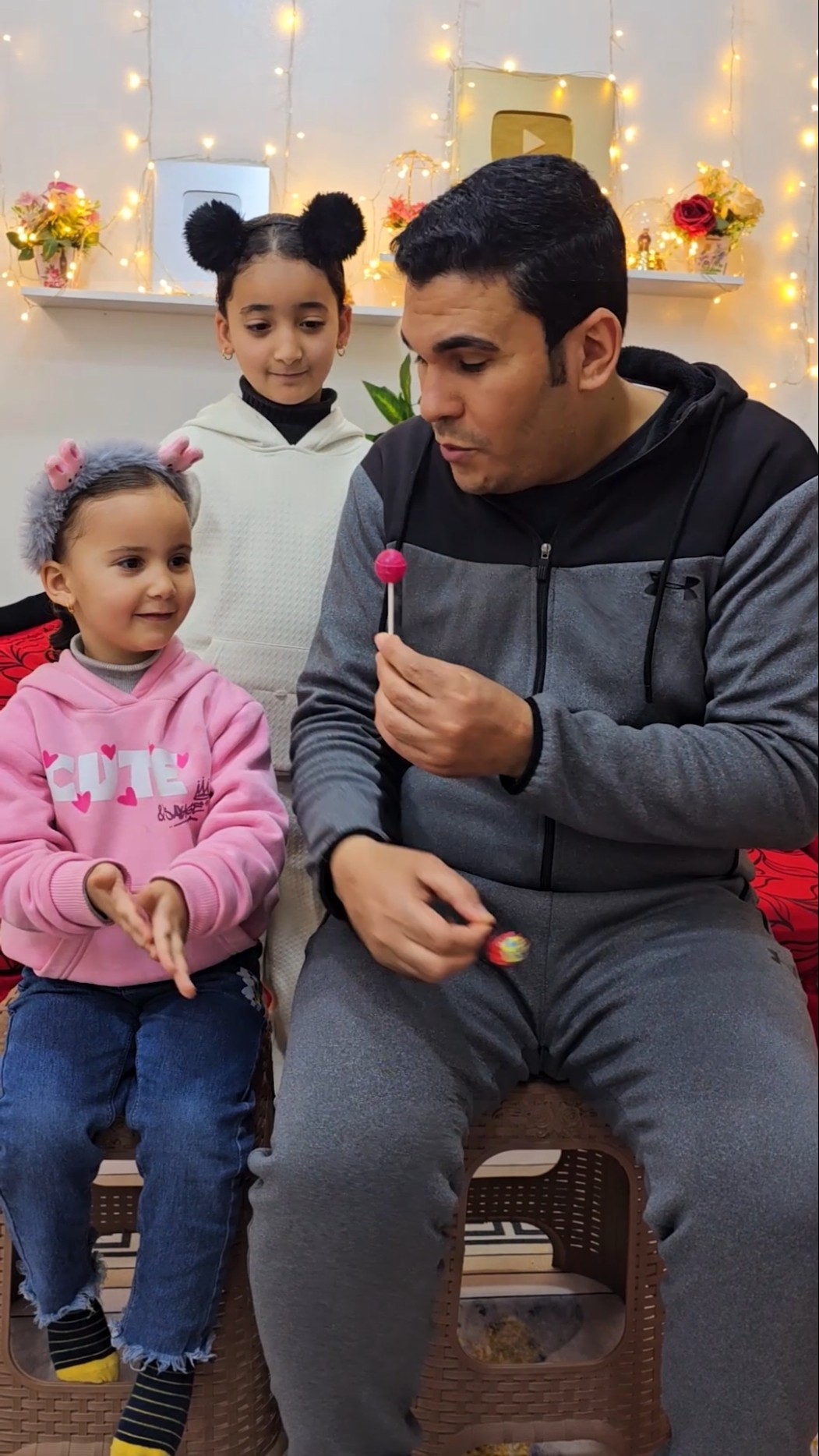 Baby sister gets her lollipop ??♥️?✅ #shorts