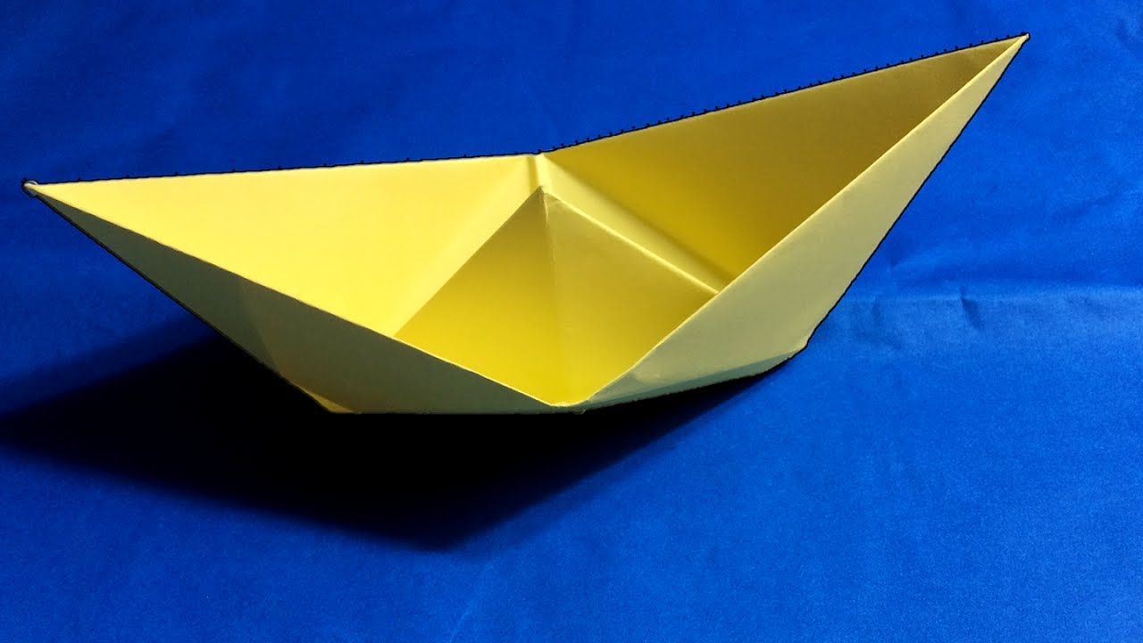 ( Origami Boat ) - How To Make Easy Paper Boat.