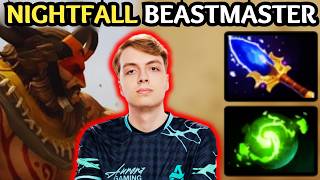 🔥 BEASTMASTER Carry Is BROKEN — Rank 1 NIGHTFALL Controls Every Fight 🔥 Dota 2 Gameplay