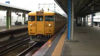 115系　A-07編成　三原駅発車