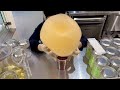 【PAPABUBBLE｜パパブブレ】コットンキャンディーティーの作り方｜Handmade Cotton Candy Tea Making｜Japanese Street Food｜사탕 수제캔디