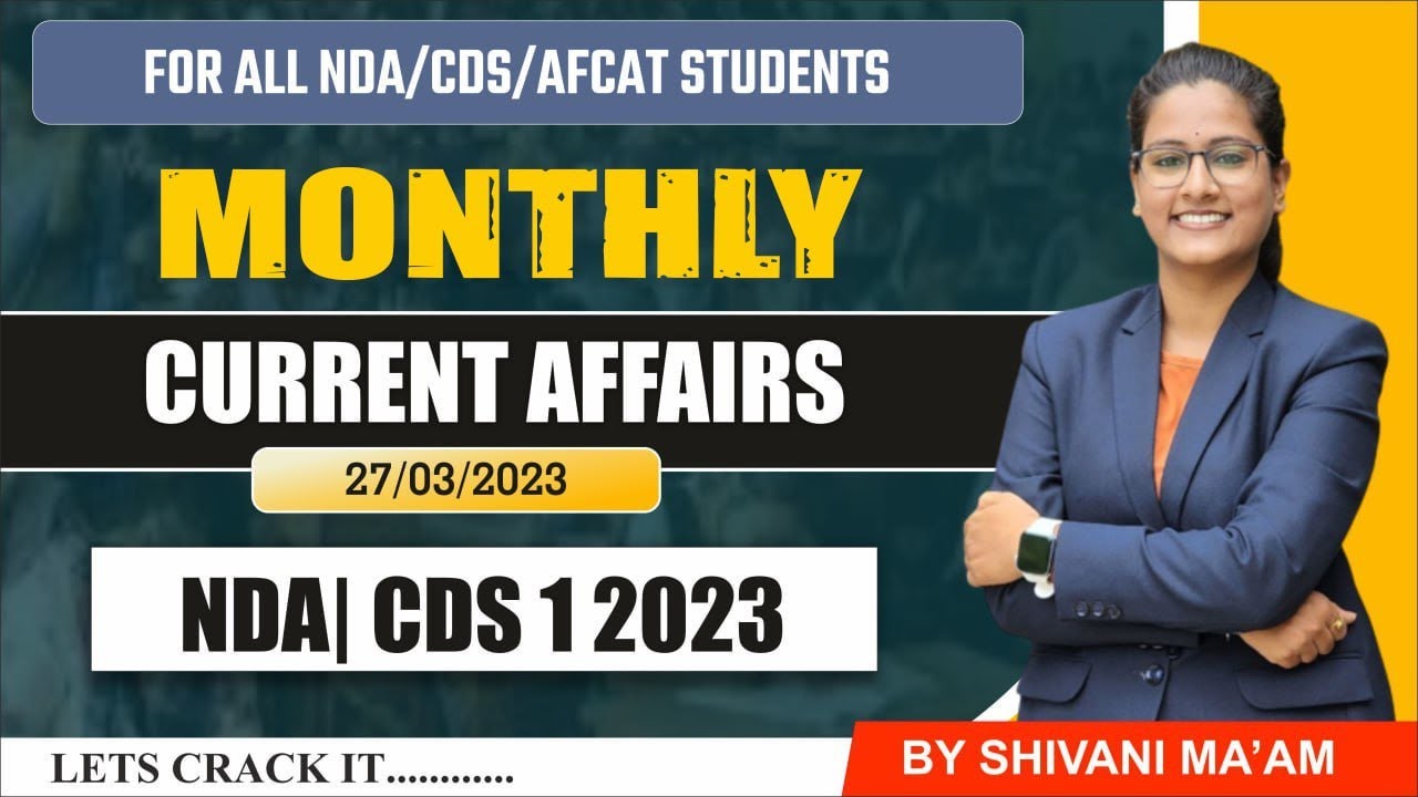 Current Affairs COMPLETE 2022 || STATIC GK | MCQS | FOR NDA / CDS  