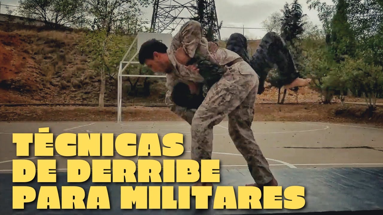 5 TÉCNICAS DE DERRIBES PARA MILITARES, como llevar al suelo a un agresor.