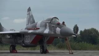 МиГ-29 полеты в Василькове//MiG-29 flights at the Vasil'kiv airbase