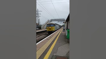 Double header DC rail freight class 56 pass thatcham with a 1 tone