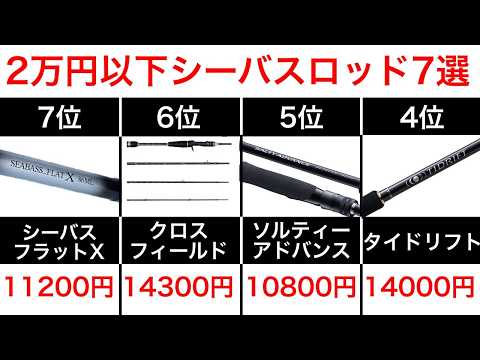おすすめで低価格のシーバス用スピニングロッドランキング
