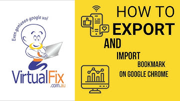 How to Export and Import Bookmark on Google Chrome