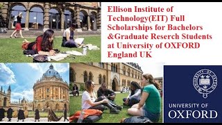 Ellison Institute Of Technology Eit Full Scholarships At University Of Oxford England Uk