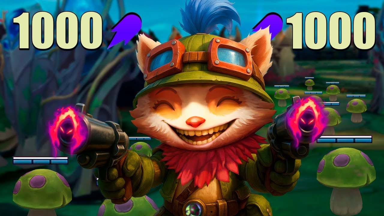 ¡TEEMO con MÁS de 1000 AP! HUMILLAMOS a un TALON SMURF GRANDMASTER con ESTA BUILD😈