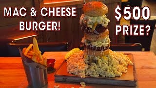 Mac n' Cheese Burger Challenge in New York!