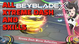 ALL BEYBLADE X CHARACTERS XTREME DASH AND SKILLS - BEYBLADE X XONE