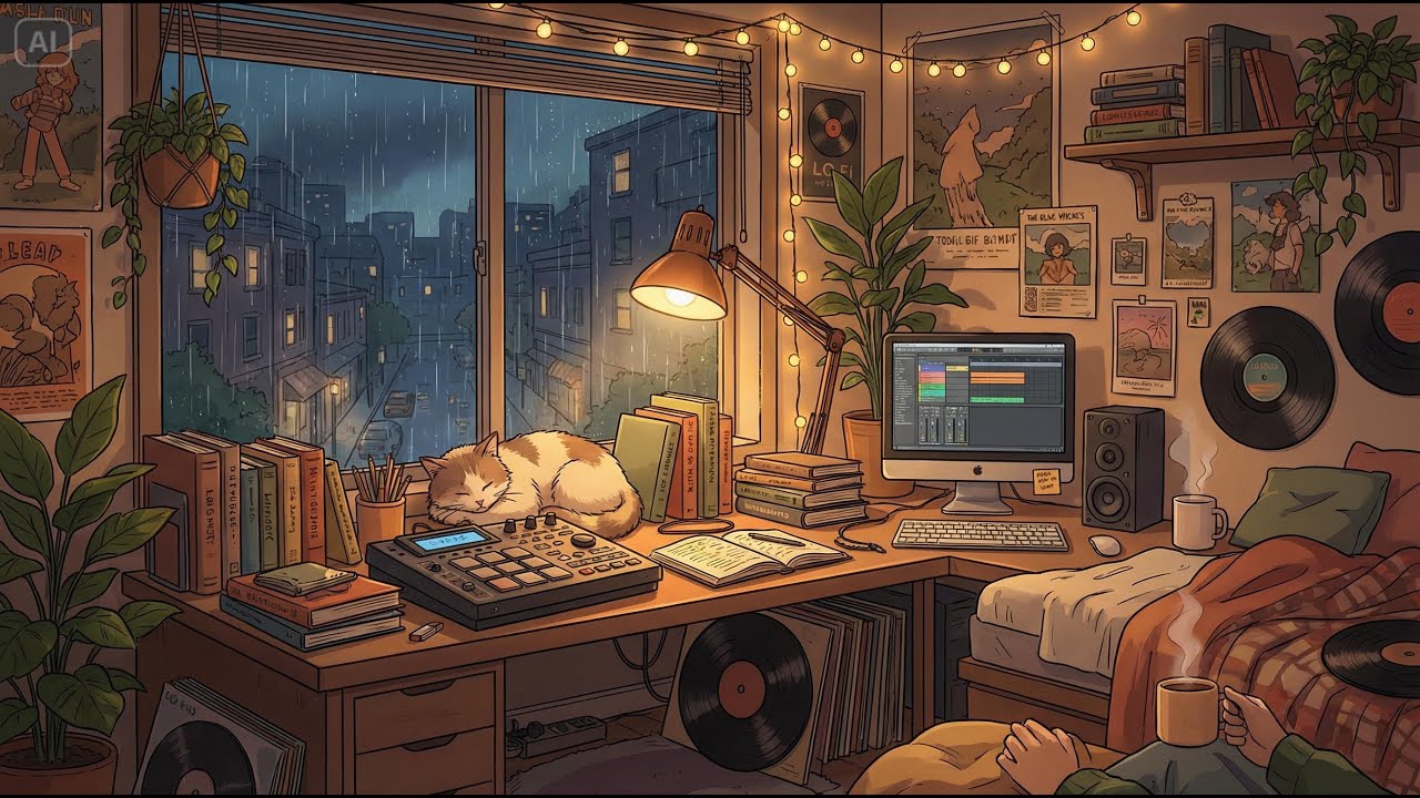 rainy night in tokyo 🌧️ lofi hip hop mix [study, sleep, relax] - YouTube