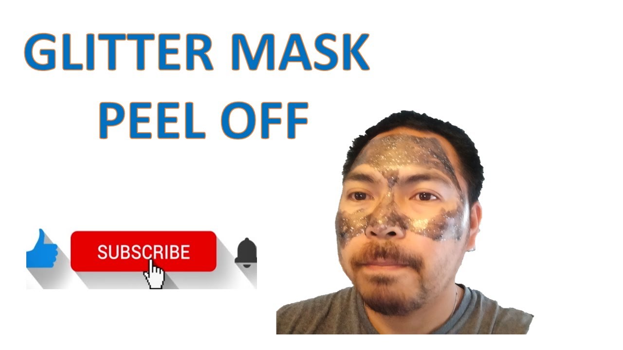BEST GLITTER MASK PEEL OFF//ESKI CASTRO