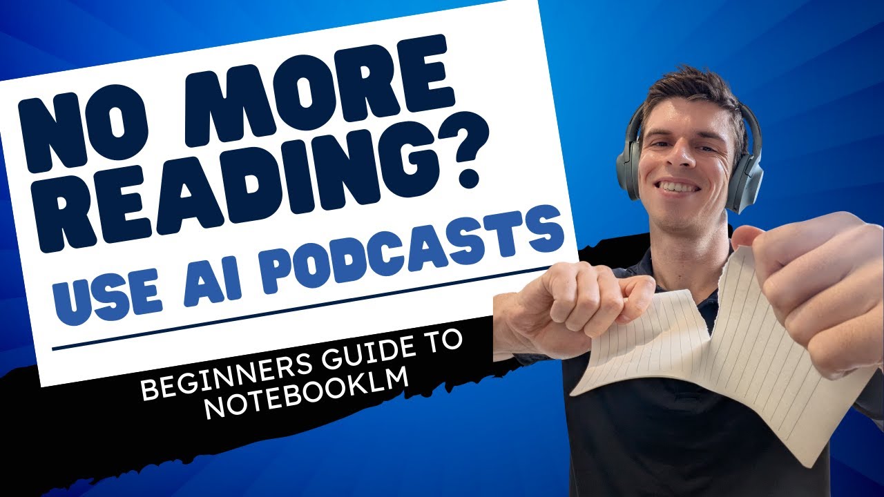 Google NotebookLM for beginners: Get podcast summaries of ANYTHING using AI