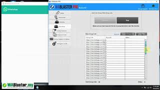 WABlaster MY   WhatsApp Group Link Finder Demo screenshot 4