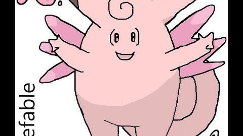 Drawing Clefable