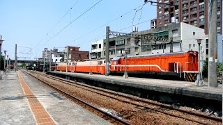 2016/07/21-(R100型前聯動試)貨物列車7502次,竹北站通過.