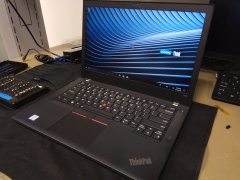 Lenovo ThinkPad T480 Unboxing Quick Teardown