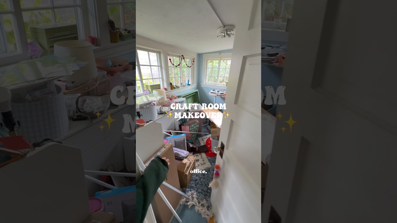 Я мечтала превратить эту комнату в свою творческую студию с самого первого дня! #сделайсам