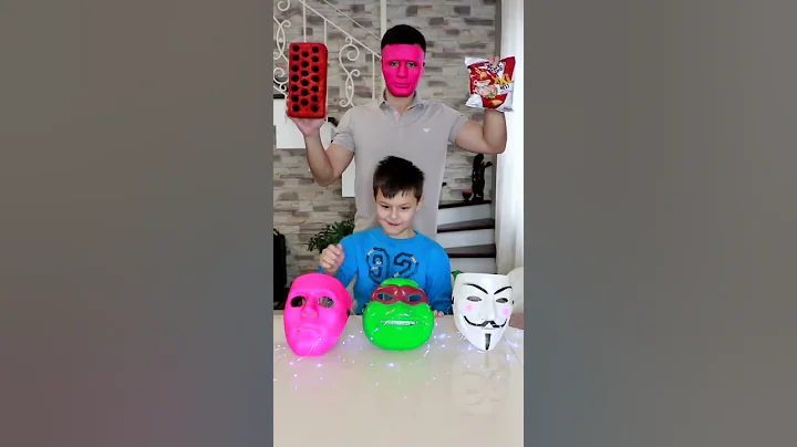 Masks of heroes challenge by Tsuriki Show #shorts