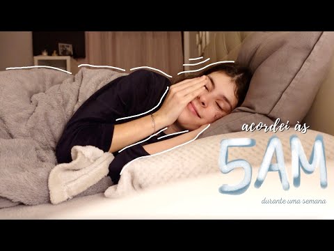 ACORDEI ÀS 5H DA MANHÃ durante uma semana!! 😴 - metamorfose #2| Catarina Bruno