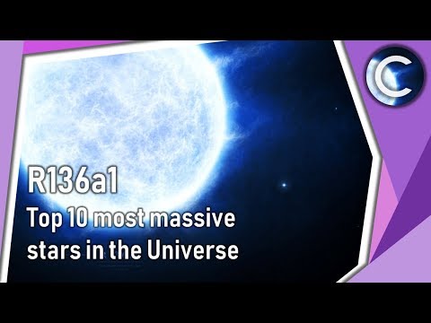 Top 10 most massive stars in the Universe | R136a1