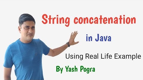 String Concatenation in Java | java string concatenation with numbers | Java String with examples