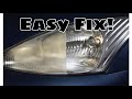 HOW TO RESTORE HEADLAMPS. How to remove oxidation from headlamps. Easy way to repair headlights.