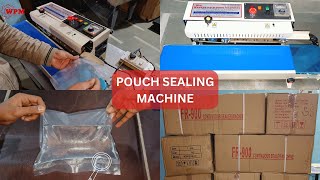 CONTINUE BAND SEALER MACHINE |POUCH SEALING MACHINE|अपने काम में तेजी लाएं #bandsealer #pouchsealig