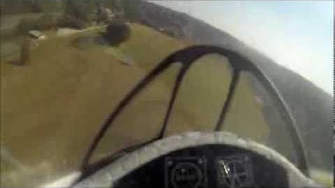 Trojan T-28 flight with GoPro