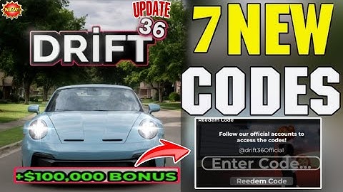 [BODYKITS🔧] ⚠️ NEW UPDATE 🔥 CODES - DRIFT 36 ROBLOX CODES - CODES FOR DRIFT 36 2025