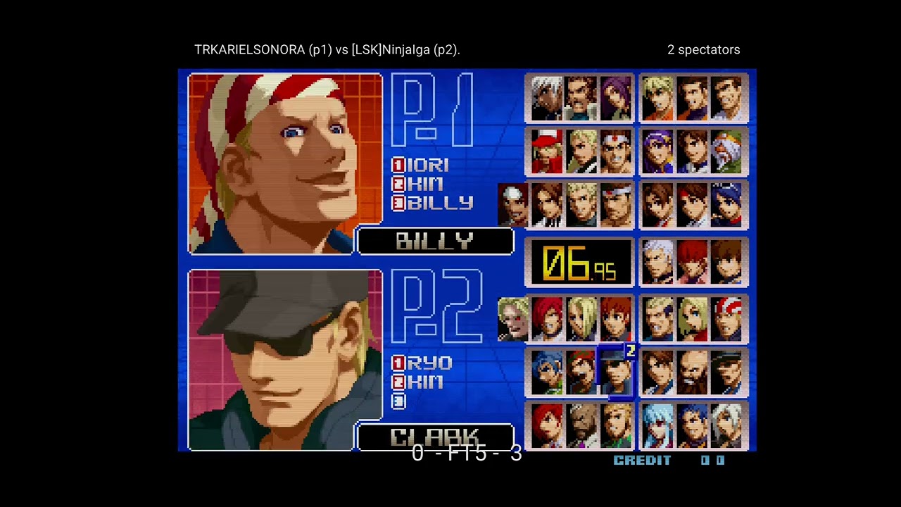 LSK Ninja vs TRKARIELSONORA Android ggpo Kof 2002 plus