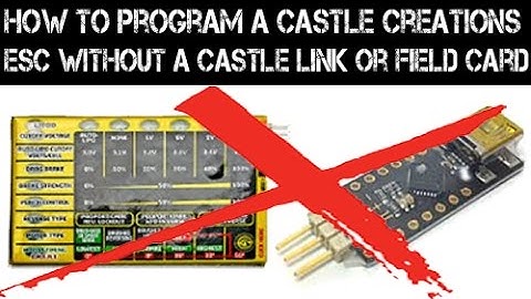 How to program a Castle Creations ESC without a Castle Link or Field Card [Tutorial]
