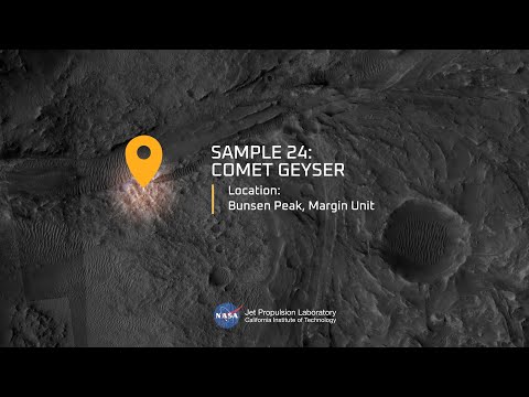 Meet the Mars Samples: Comet Geyser (Sample 24)