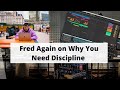 Capture de la vidéo Fred Again: "Discipline Is A Muscle" (Music Production Advice)