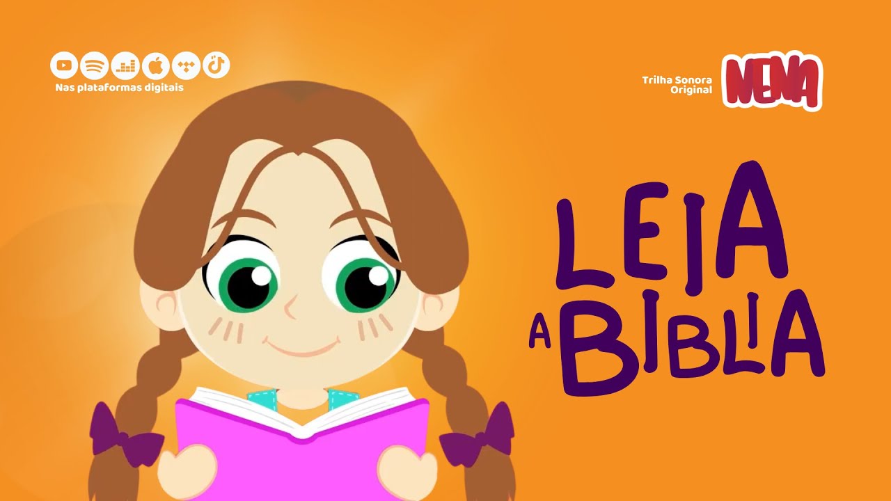 Leia a Bíblia | Cante com Nena 1 | Música Gospel Infantil | Desenho