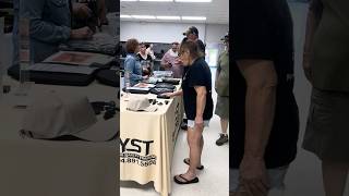 Bulletproof Hat At The Melbourne Florida Knife Show #pewpew #shoot #military #guns #trending
