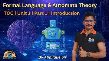 Formal Language & Automata Theory | TOC Unit 1 Introduction Part 1 | CSVTU & All Universities