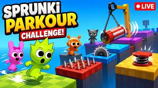 😱 Live Deadly Sprunki Parkour! Who will Finish Line First?#verticlelive #shorts