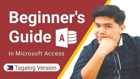 MS Access STEP by STEP Tutorial for Beginners (Start to finish)