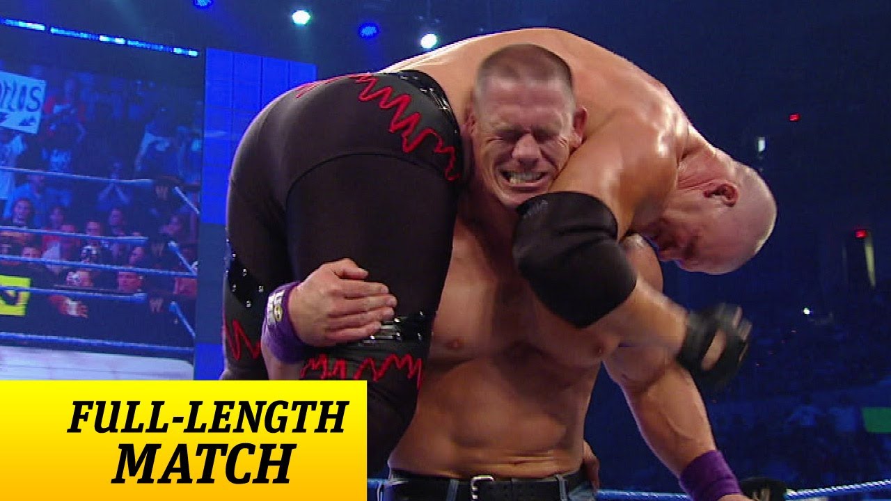 FULL LENGTH MATCH SmackDown John Cena Vs Kane Lumberjack