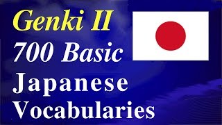 Genki 2: 700 Basic Japanese Vocabs
