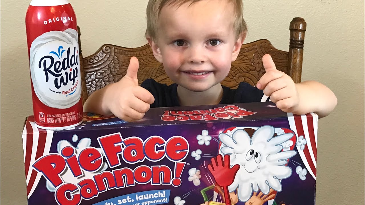 Pie Face Cannon Family Challenge with Bruce YouTube